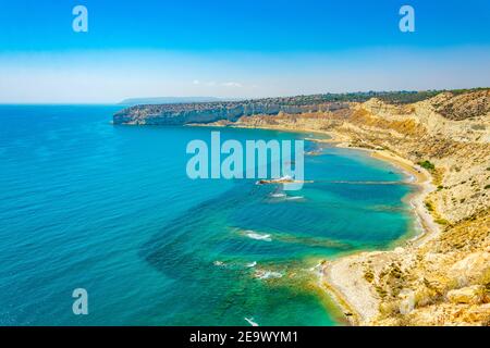 Zapallo bay on Cyprus Stock Photo