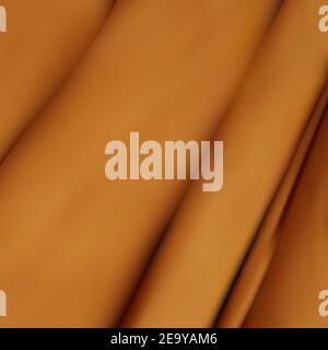 Crumpled and wavy, luxury red silk or satin fabric with smooth surface area 3d realistic vector abstract background with copy space. Delicate velvet Stock Vector