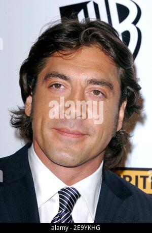 Spanish actor Javier Bardem attends the 10th Annual Critics Choice Awards ceremony held at the Wiltern Theatre in Los Angeles, CA, USA, on January 10, 2005. Photo by Lionel Hahn/ABACA. Stock Photo