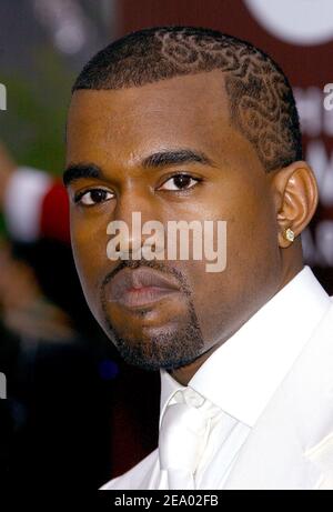 Singer Kanye West arrives at the © Murakami Gala at MOCA hosted