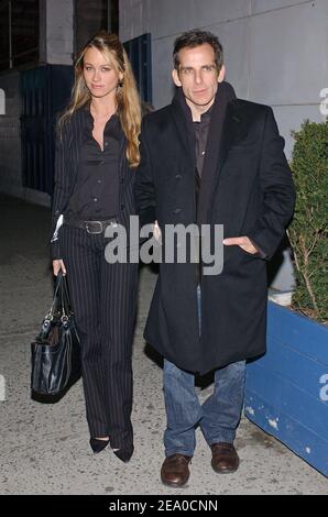 Christine Taylor and husband Ben Stiller arrive at the annual Vanity ...