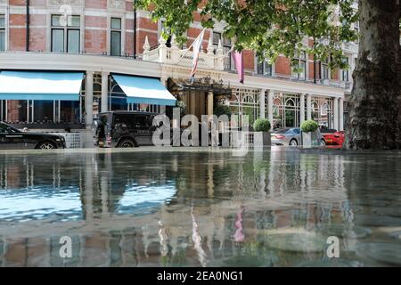 LONDON - 18TH JULY 2020:  Connaught Hotel in Mayfair. Stock Photo