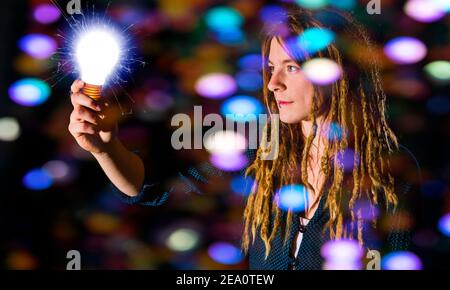 Inspiration, conceptual composite image Stock Photo