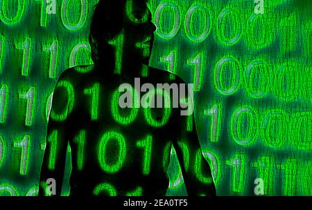 Artificial intelligence, conceptual composite image Stock Photo