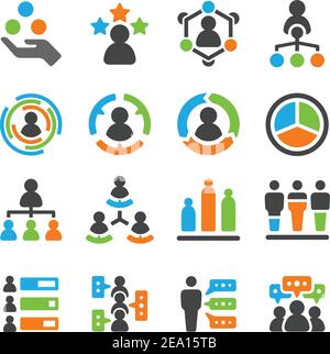 identity skill of people,user icon set,vector and illustration Stock Vector