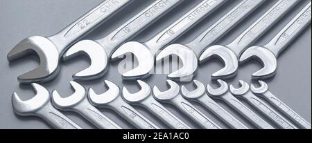 Top view composition. Hand tool. Tools for carpentry work. Type of fastener. Mend and repair. Parts for repair Stock Photo