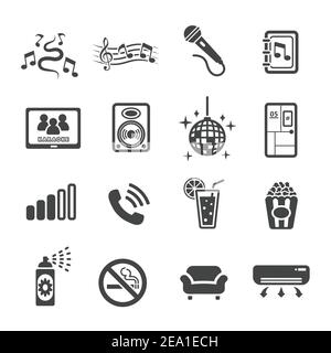 karaoke icon Stock Vector
