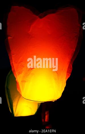 Lantern Stock Photo - Download Image Now - Heart Shape, Candle