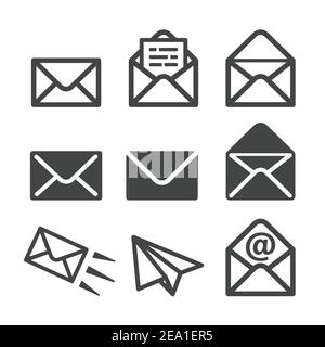 envelope,mail icon Stock Vector