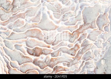 An abstract background formed by geothermal waters. Stock Photo
