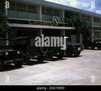 USA Vietnam-Krieg / Vietnam War - 3rd Field Hospital Ho Chi Stock Photo