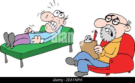 psychiatrist Stock Vector