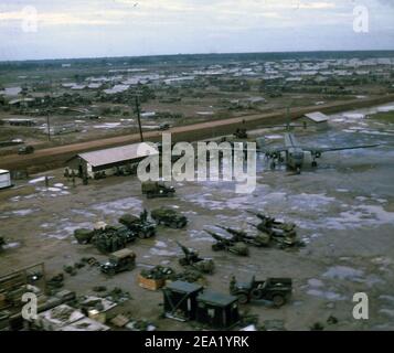 USA Vietnam-Krieg / Vietnam War - Base Chu Chi Stock Photo