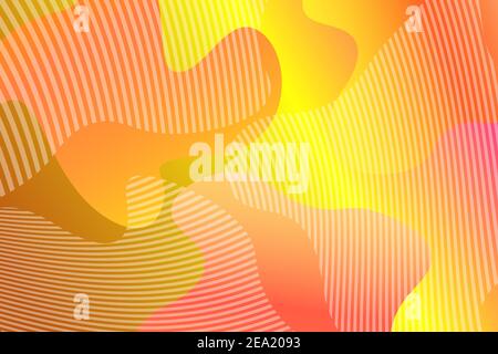 Abstract background with colorful fluid shapes, gradient waves, geometric lines, dynamical forms. Design for poster, banner, card. Abstract liquid Stock Vector