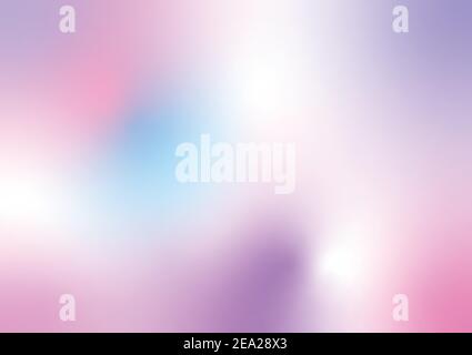Abstract colorful mesh hologram gradient style vector template. Soft bright style of color background. Stock Vector