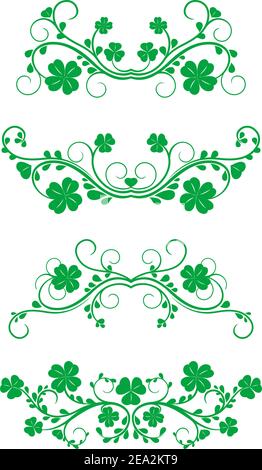 Grunge Isolated Clover Stock Vector Image & Art - Alamy