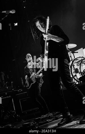 Newcastle UK: 27th Feb 2015: War on Drugs Live at Newcastle O2 Academy Stock Photo