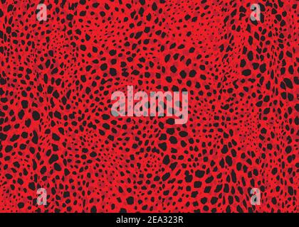 Cheetah spots pattern design. Vector illustration background. Wildlife fur skin design illustration. Stock Vector