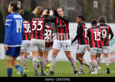 Francesca Vitale (AC Milan) during AC Milan vs ACF Fiorentina femminile,  Italian football Serie A Women mat - Photo .LiveMedia/Francesco Scaccianoce  Stock Photo - Alamy