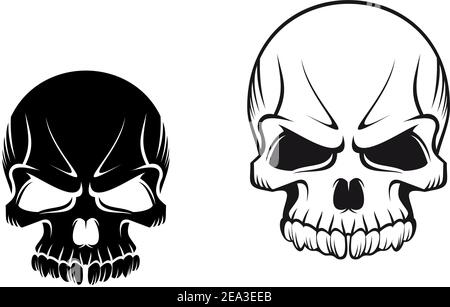 Danger Skulls Tattoo Evil Concept Jpeg Stock Vector (Royalty Free) 75064180  | Shutterstock