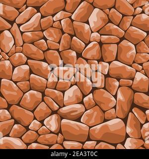 Stone seamless background for design and decorate Stock Vector
