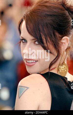 US actress Fairuza Balk poses during a photocall for German director Wim Wenders film 'Don't Come Knocking' during the 58th International Cannes Film Festival, in Cannes, France, on May 19, 2005. Photo by Hahn-Nebinger-Klein/ABACA. Stock Photo