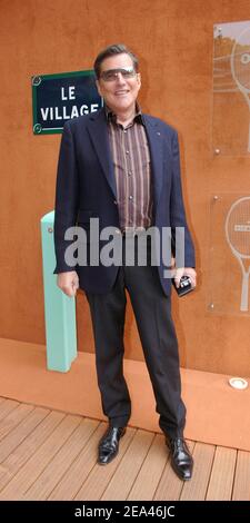 French producer Jean-Claude Camus pictured at the Roland Garros 'VIP Village' during the tennis Open 2005 at Roland-Garros in Paris-France on May 24, 2005. Photo by Gorassini-Zabulon/ABACA Stock Photo