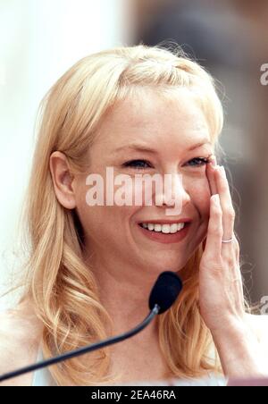 U.S. actress Renee Zellweger is honored with the 2,286th star on the Hollywood Walk of Fame in Los Angeles, CA, USA, on May 24, 2005. Photo by Lionel Hahn/ABACA. Stock Photo