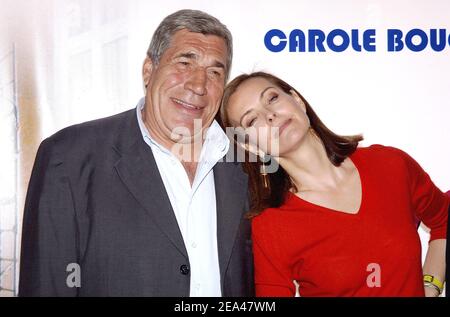 Cast members Jean-Pierre Castaldi and Carole Bouquet attend the premiere of 'Travaux' at UGC Bercy in Paris, France on May 30, 2005. Photo by Giancarlo Gorassini/ABACA Stock Photo