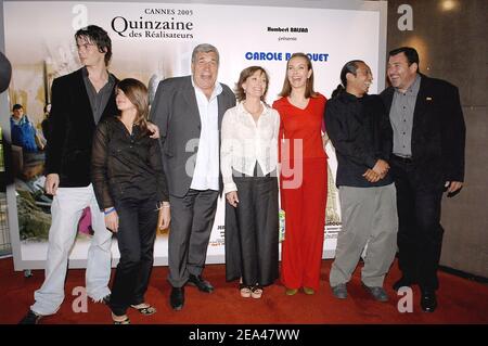 Cast members Jean-Pierre Castaldi, director Brigitte Rouan and Carole Bouquet attend the premiere of 'Travaux' held at UGC Bercy in Paris, France on May 30, 2005. Photo by Giancarlo Gorassini/ABACA Stock Photo