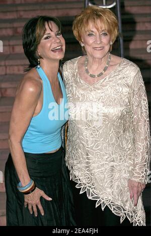 Cast members of 'The young and the restless', Jess Walton and Jeanne Cooper attend the 'Canal+' party at the Monaco Beach Hotel, during the 45th Monte-Carlo Television Festival in Monaco, on June 29, 2005. Photo by Gerald Holubowicz/ABACAPRESS.COM Stock Photo