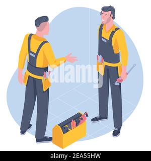 Plumber service concept Stock Vector