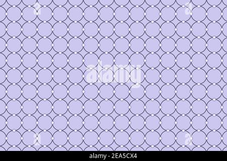 Outline circle seamless pattern Stock Vector