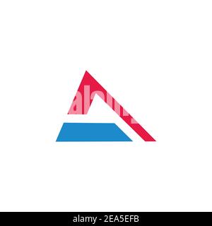abstract letter s triangle arrow geometric logo vector Stock Vector ...