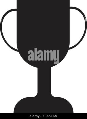 trophy icon vector illustration design template Stock Vector