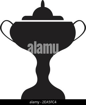 trophy icon vector illustration design template Stock Vector