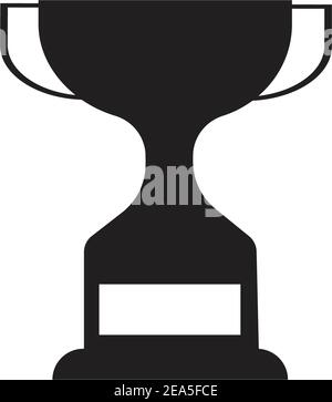 trophy icon vector illustration design template Stock Vector