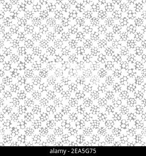 New modern animal seamless pattern. Ornament of stylized skin. Vector stock grey and white polka dots illustration for posters, card, postcard, fabric Stock Vector