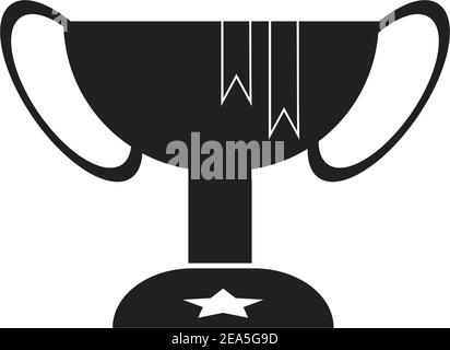 trophy icon vector illustration design template Stock Vector