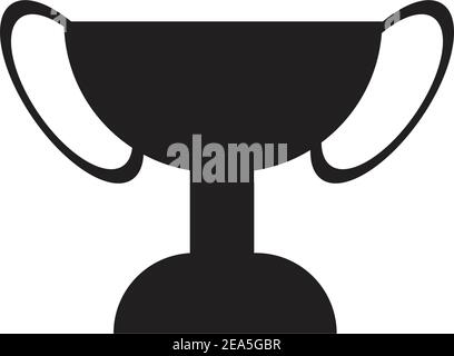 trophy icon vector illustration design template Stock Vector
