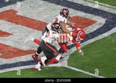 Tampa Bay Buccaneers linebacker Cam Gill (49) runs onto the field during a  NFL football game against the Buffalo Bills, Sunday, Dec.12, 2021 in Tampa,  Fla. (AP Photo/Alex Menendez Stock Photo - Alamy