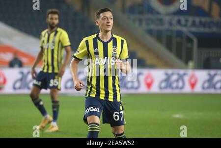 Fenerbahce’s Mesut Ozil, during Fenerbahce - Galatasaray Turkish Super League Game at Fenerbahce Stadium in Istanbul, Turkey, November 6, 2021. Photo by Tolga Adanali/Depo Photos/ABACAPRESS.COM. Stock Photo