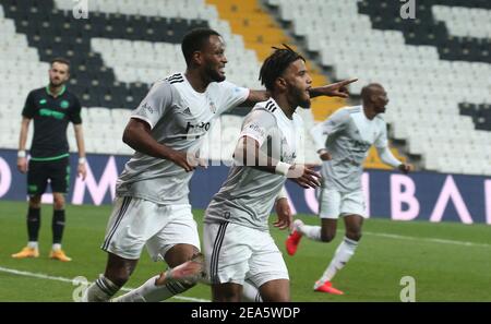 Istanbul, Turkey. 14th Jan, 2022. ISTANBUL, TURKEY - JANUARY 14: Valentin  Rosier of Besiktas JK runs with the ball during the Turkish Super Lig match  between Besiktas and Gaziantep FK at Vodafone