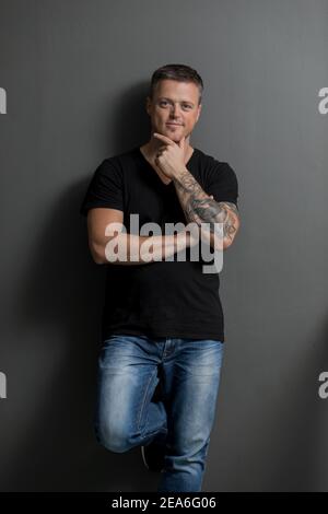 Johannesburg, South Africa - February 15, 2018: Matt Brown, a South African online podcaster, Author and Entrepreneur Stock Photo