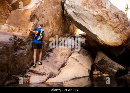Hiking / kloofing to Cedar Falls, Baviaanskloof, South Africa