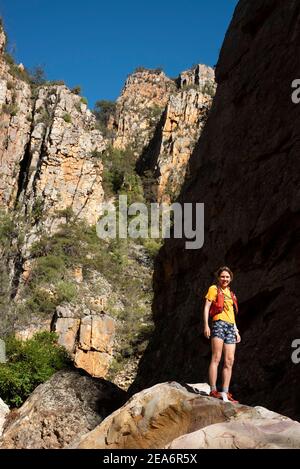 Hiking / kloofing to Cedar Falls, Baviaanskloof, South Africa