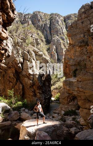 Hiking / kloofing to Cedar Falls, Baviaanskloof, South Africa