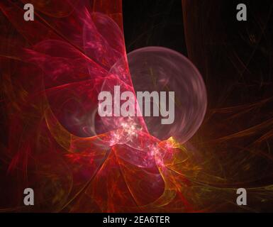 Abstract fractal background. The theme of boundless space Stock Photo