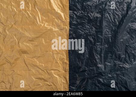 Plastic Bag Texture. Abstract Background. Copy Space Stock Photo