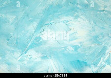 Blue painted plaster texture as a background Stock Photo